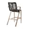Armen Living Nabila Outdoor Light Eucalyptus Wood and Charcoal Rope Counter and Bar Height Stool 840254333437 - alternate 3